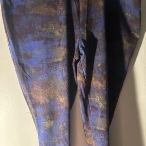 Terra & Sky Purple and Brown Swirl Leggings